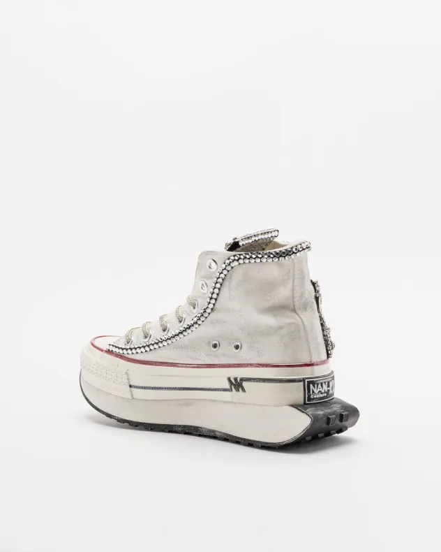 ZAPATILLAS DE PLATAFORMA NANKU COUTURE DFC01 BLANCO