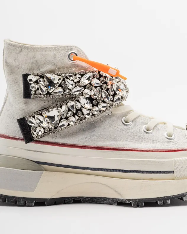 ZAPATILLAS DE PLATAFORMA NANKU COUTURE DFE01 BLANCO