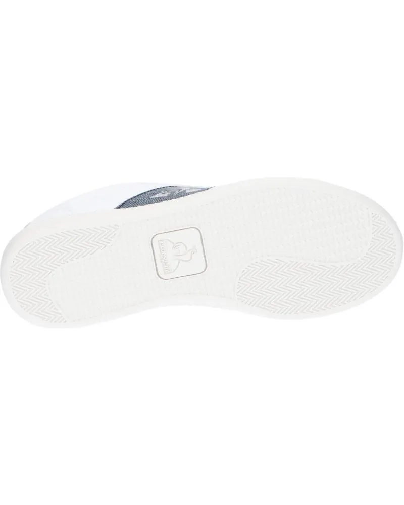 ZAPATILLAS DEPORTE DE MUJER Y NIñA Y NIñO LE COQ SPORTIF 2110077 COURTCLASSIC GS OPTICAL WHITEDRESS BLUE