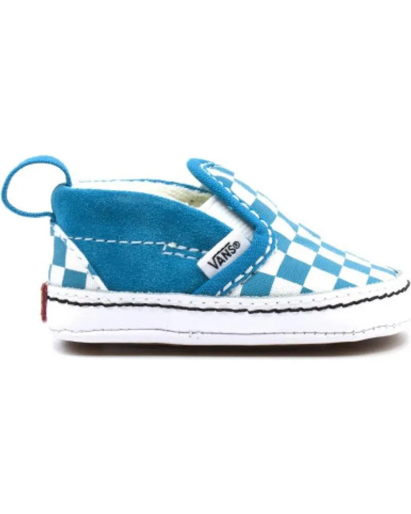 ZAPATILLAS DEPORTE DE NIñA Y NIñO VANS OFF THE WALL VANSSLIP ON V CRIB VN0A2XSL CELESTE