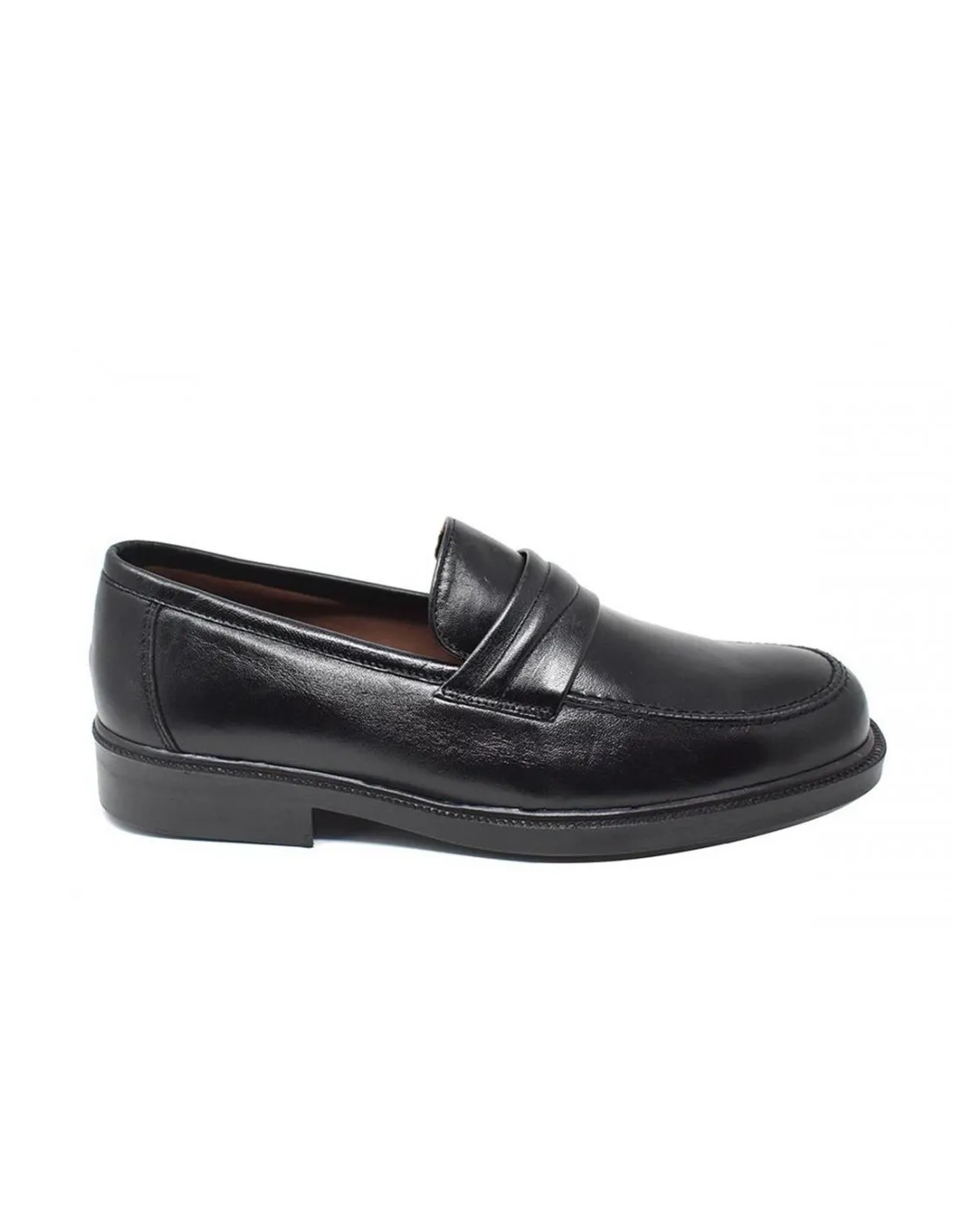 ZAPATO MOCASN DE HOMBRE ANCHO ESPECIAL BAERCHI 1658 NEGRO