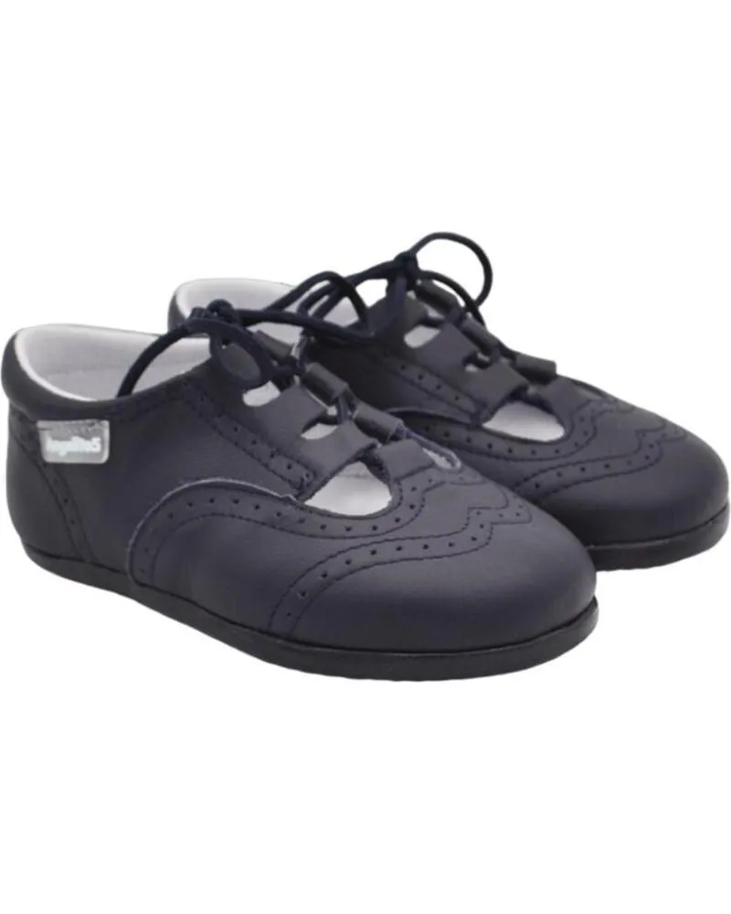Zapatos ANGELITOS  de Niño PEPITO PIEL RESPETUOSO 543  MARINO
