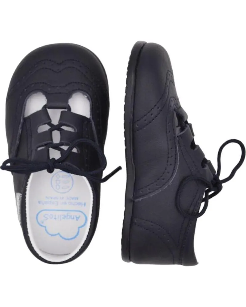 Zapatos ANGELITOS  de Niño PEPITO PIEL RESPETUOSO 543  MARINO