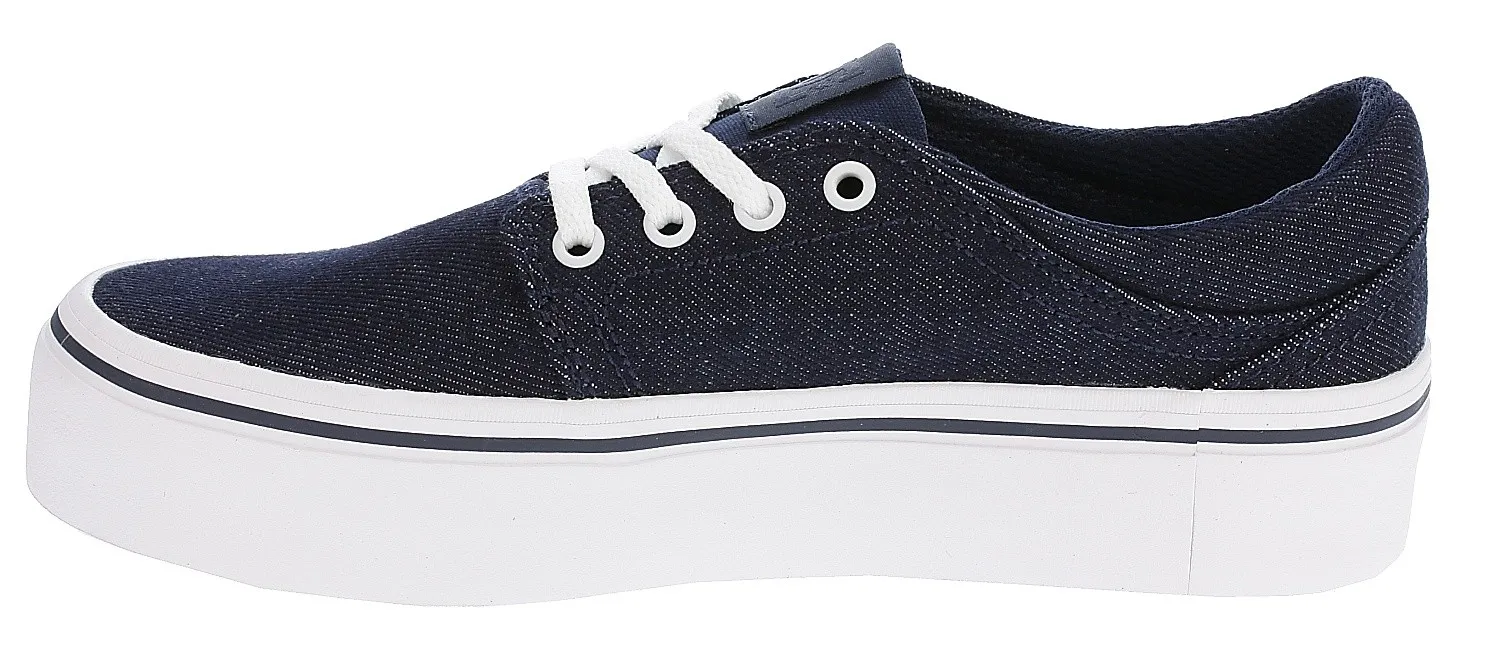 ZAPATOS DC TRASE PLATFORM TX SE  DNM/DENIM