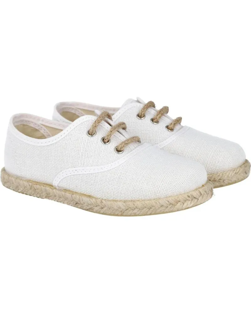 ZAPATOS DE NIñO BUBBLE BOBBLE ANDREA RUIZ 260L ALPARGATAS DE YUTE PARA NINO BLANCO