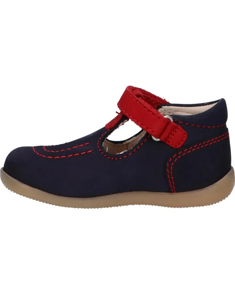 ZAPATOS DE NIñO KICKERS 78430010 BONBEKRO 103 MARINE ROUGE