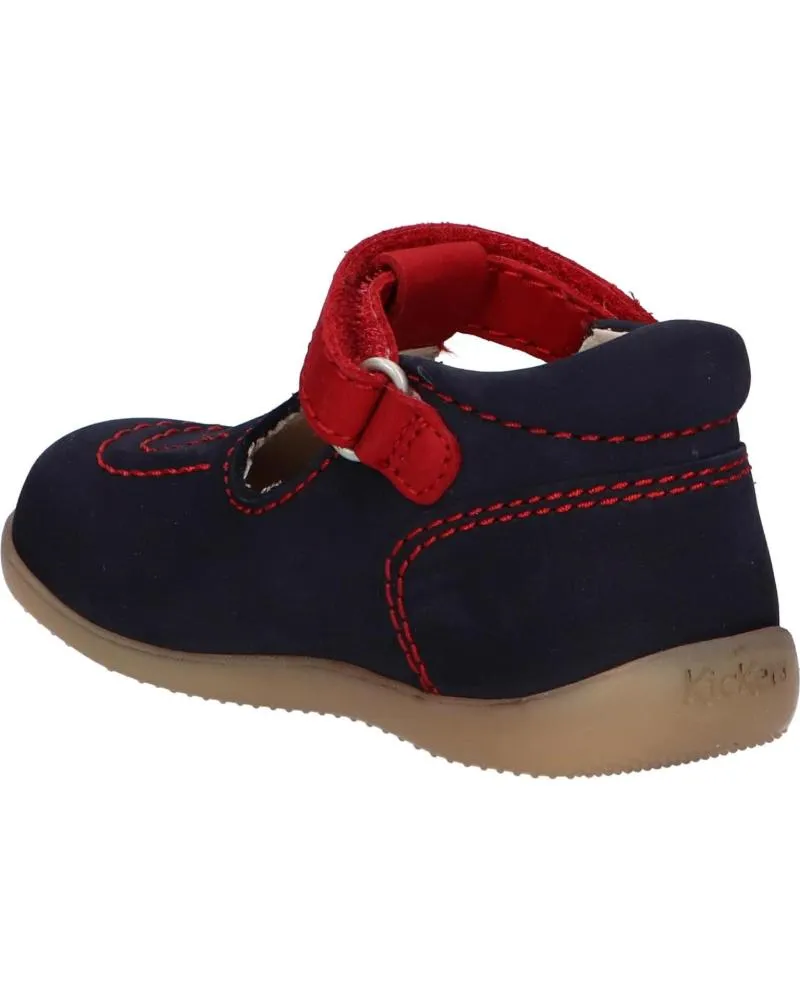 ZAPATOS DE NIñO KICKERS 78430010 BONBEKRO 103 MARINE ROUGE
