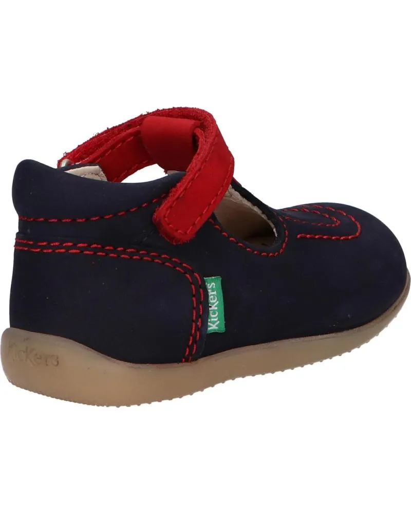 ZAPATOS DE NIñO KICKERS 78430010 BONBEKRO 103 MARINE ROUGE