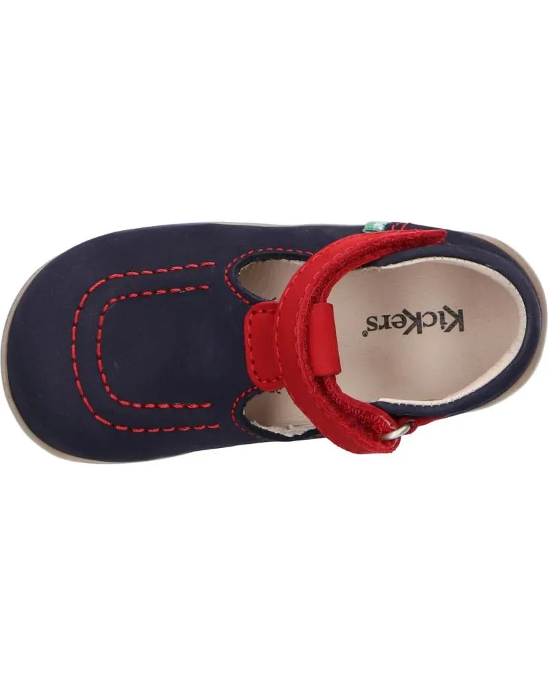 ZAPATOS DE NIñO KICKERS 78430010 BONBEKRO 103 MARINE ROUGE