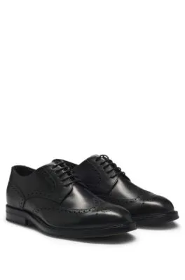 Zapatos Derby de piel elaborados en Italia con suela estilo Dressletic