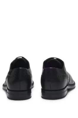 Zapatos Derby de piel elaborados en Italia con suela estilo Dressletic
