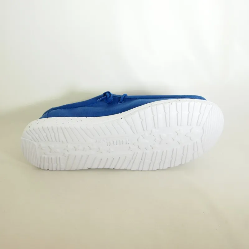Zapatos Hey Dude 40009 Wally Slup Canvas Azul Marino