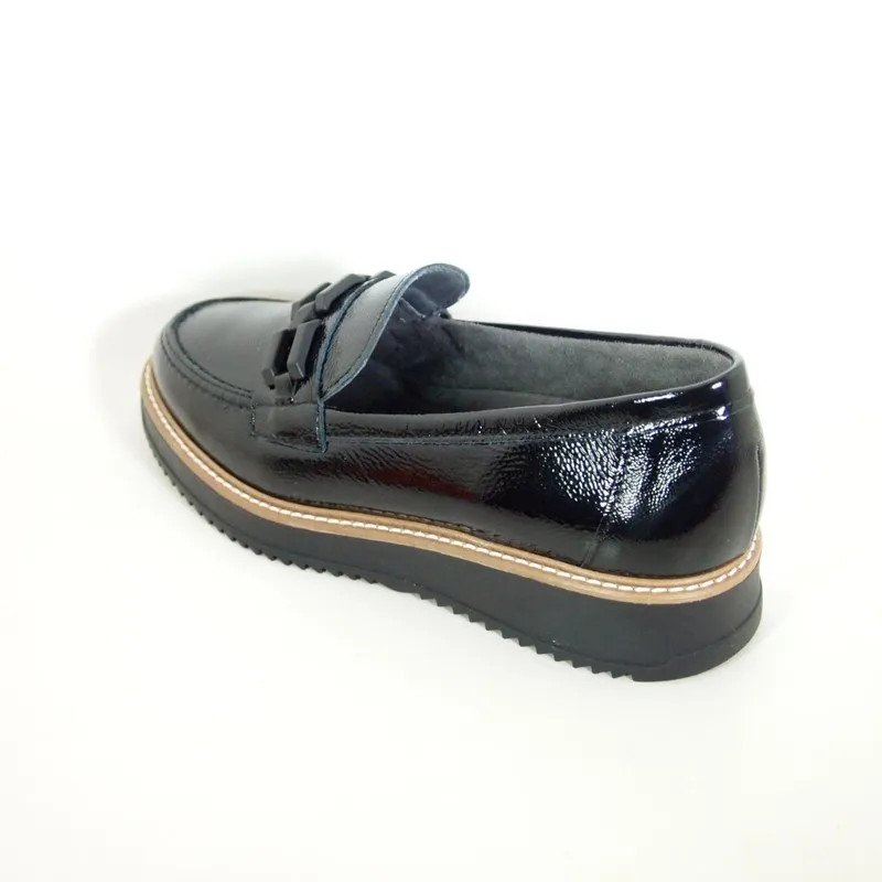Zapatos Pitillos 10070 Mocasín Negro