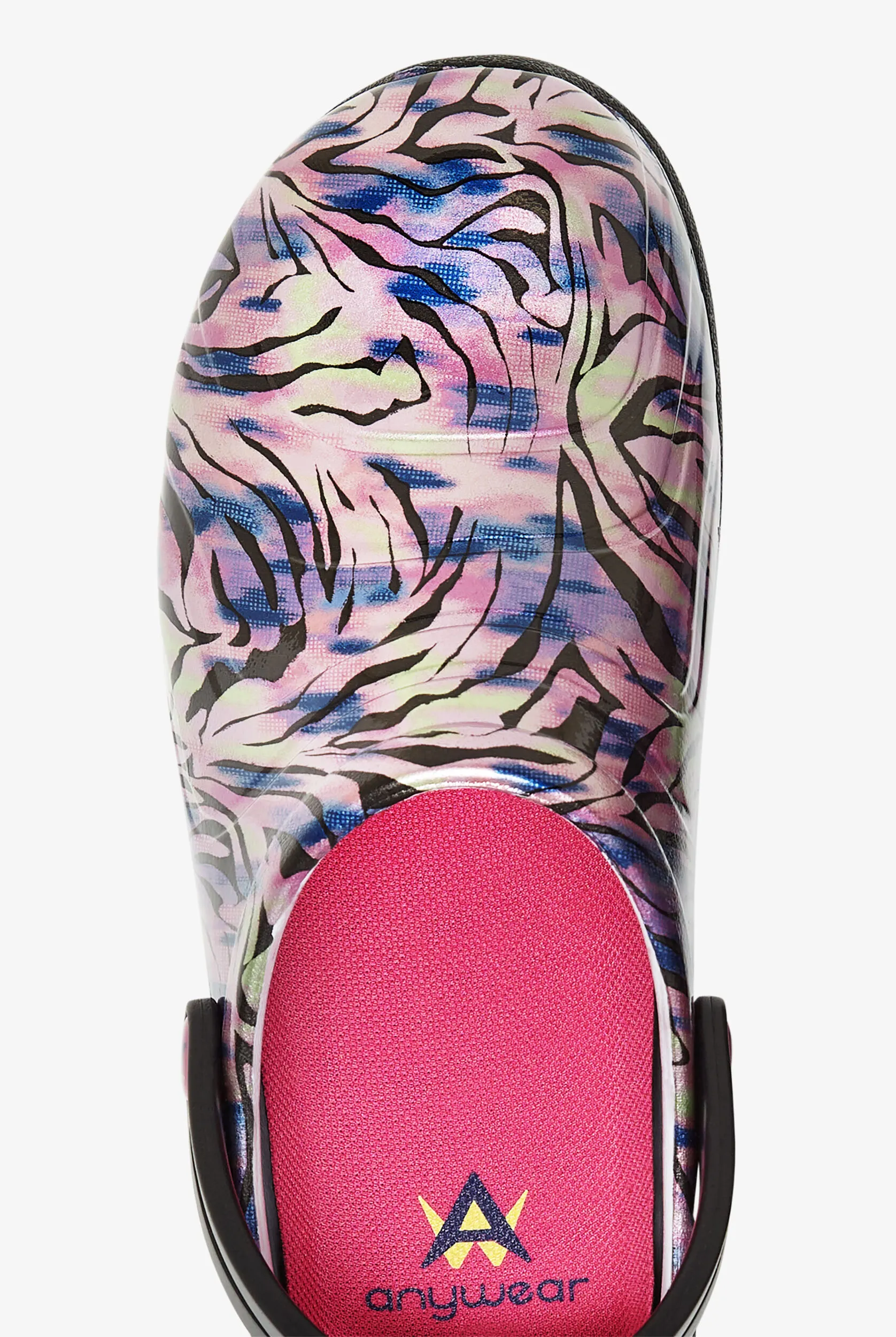 Zuecos de enfermería Anywear Zone Wild Glam para mujer