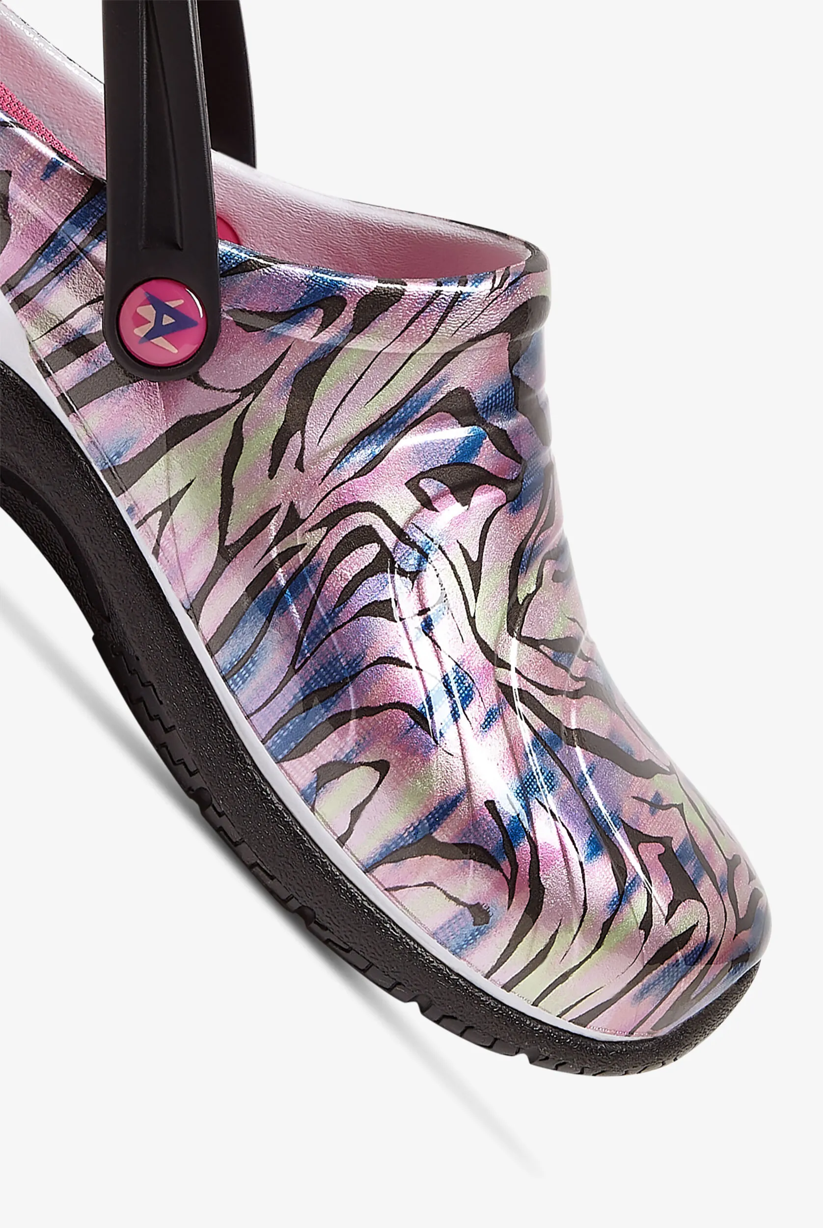 Zuecos de enfermería Anywear Zone Wild Glam para mujer