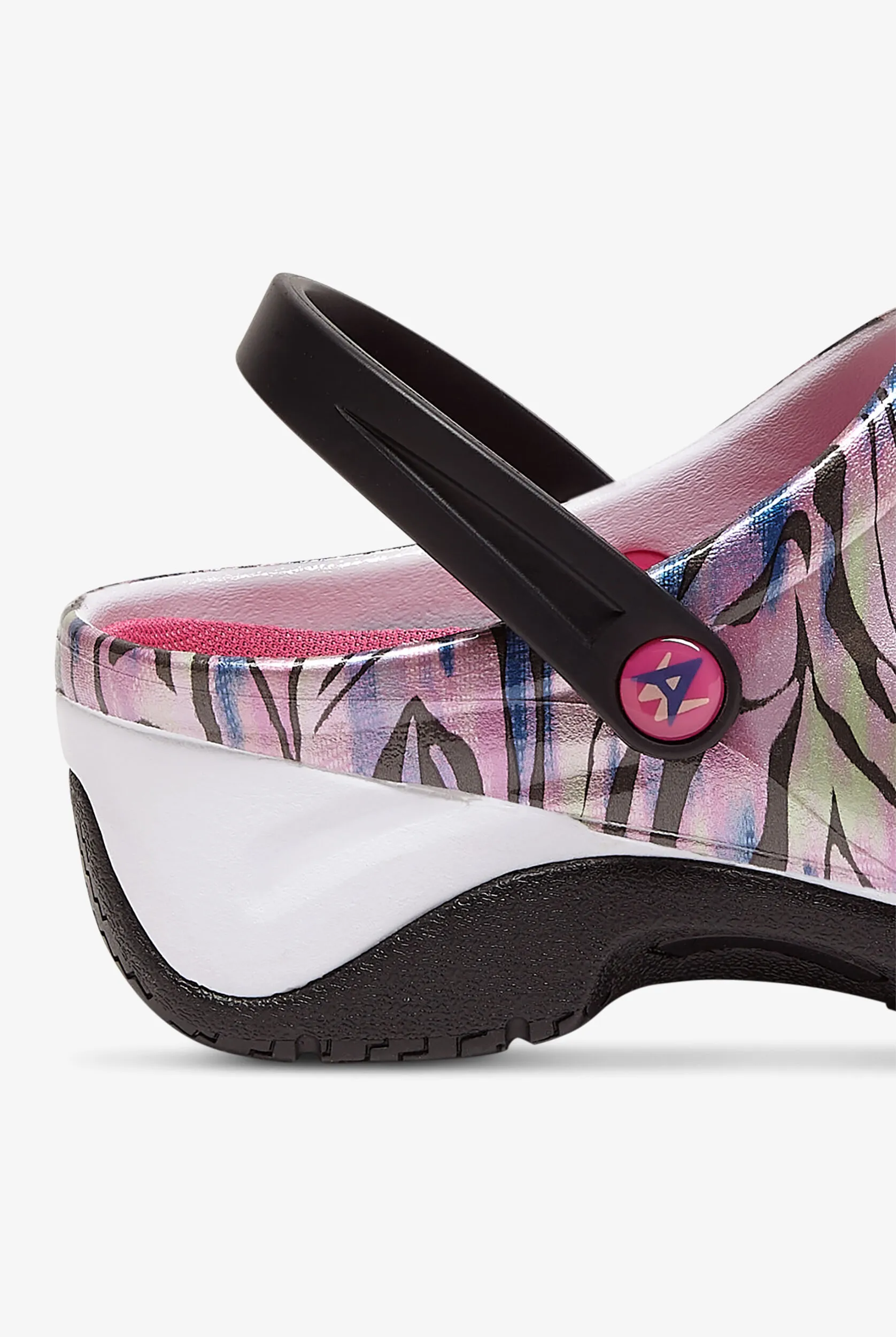 Zuecos de enfermería Anywear Zone Wild Glam para mujer