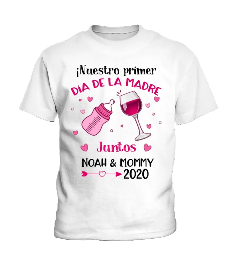 ¡Nuestro primer día de la Madre 2020. Juntos. Noah & Mommy Camiseta niño